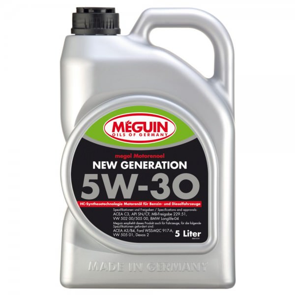 Meguin megol Motorenoel New Generation 5W-30 - 5 Liter