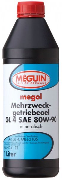 Meguin megol Mehrzweck-Getriebeoel GL4 SAE 80W-90 - 1 Liter