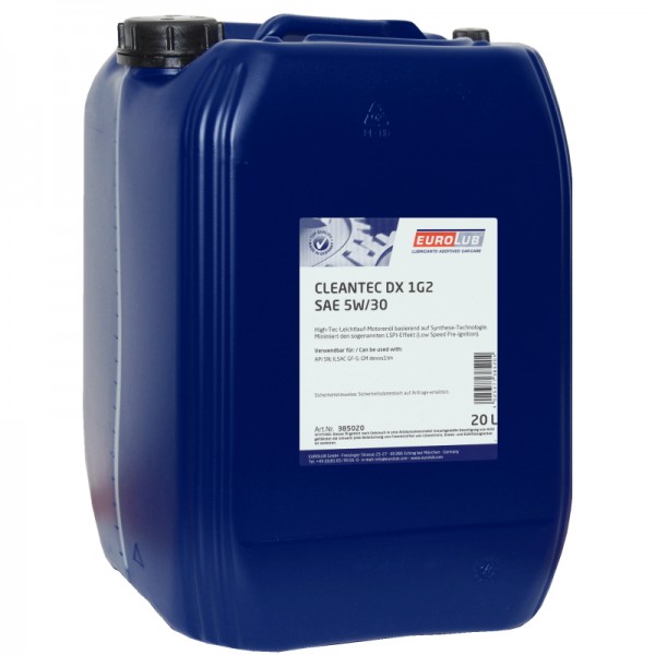Eurolub CLEANTEC DX 1G2 SAE 5W30 - 20 Liter