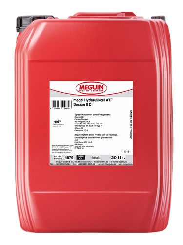 Meguin megol Hydraulikoel ATF Dexron II D - 20 Liter