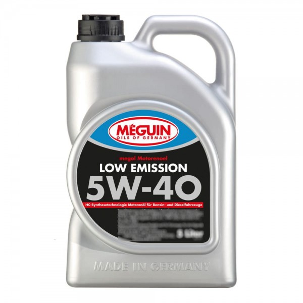 Meguin megol Motorenoel Low Emission 5W-40 - 5 Liter