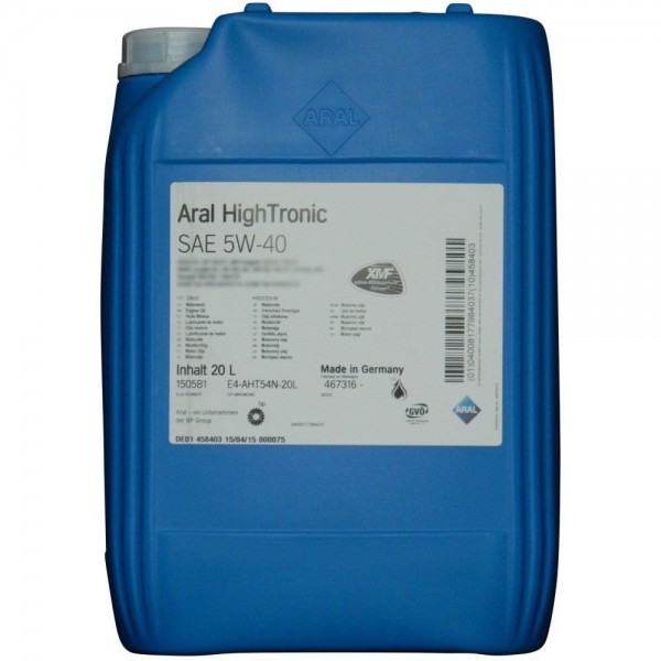Aral HighTronic 5W-40 - 20 Liter