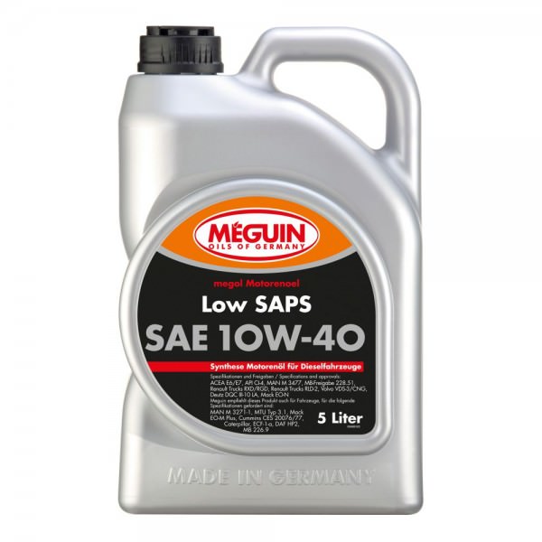 Meguin megol Motorenoel Low SAPS 10W-40 - 5 Liter