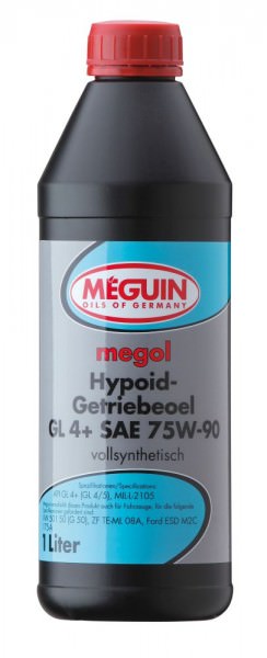 Meguin megol Hypoid-Getriebeoel GL4+ SAE 75W-90 - 1 Liter