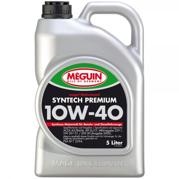 Meguin megol Motorenoel Syntech Premium 10W-40 - 5 Liter
