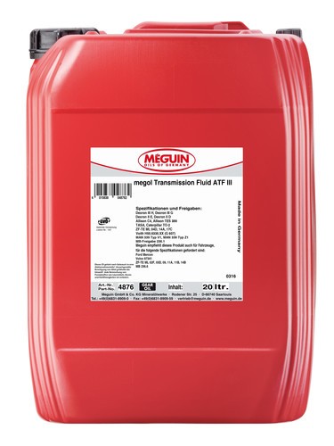 Meguin megol Transmission Fluid ATF III - 20 Liter